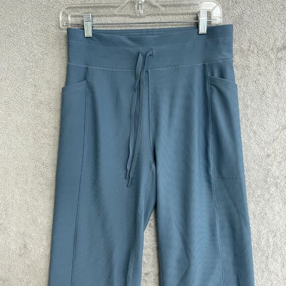 NWOT 32 Degrees Cool Women's L Wide Leg Flare Blue Active Pants With Pockets - Picture 9 of 10